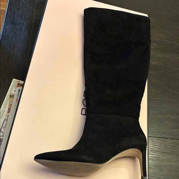 BCBGMaxAzria Sleek Black Over the Knee Boots - Picture 4 of 5